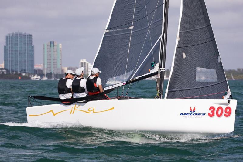 2017-18 Melges 20 Miami Winter Series - Vladimir Prosikhin, NIKA photo copyright International Melges 20 Class Association taken at Coconut Grove Sailing Club and featuring the Melges 20 class