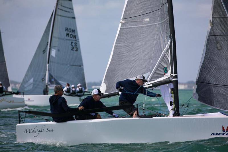 2017-18 Melges 20 Miami Winter Series - Alexis Michas, MIDNIGHT SUN - photo © International Melges 20 Class Association