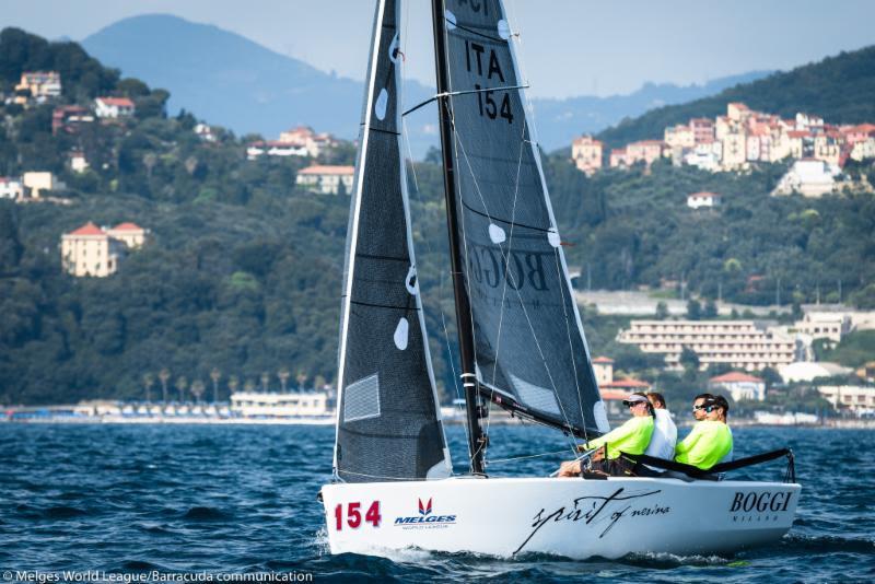 2018 Melges 20 World League, European Division - Lerici Andrea Ferrari, SPIRIT OF NERINA photo copyright Melges World League / Barracuda Communication taken at Circolo della Vela Erix and featuring the Melges 20 class