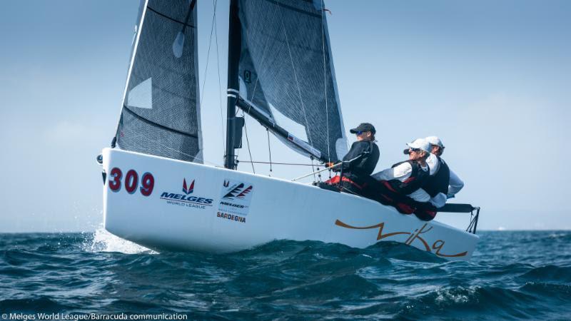 2018 Melges 20 World League, World Championship Vladimir Prosikhin, NIKA photo copyright Melges World League / Barracuda Communication taken at Yacht Club Cagliari and featuring the Melges 20 class