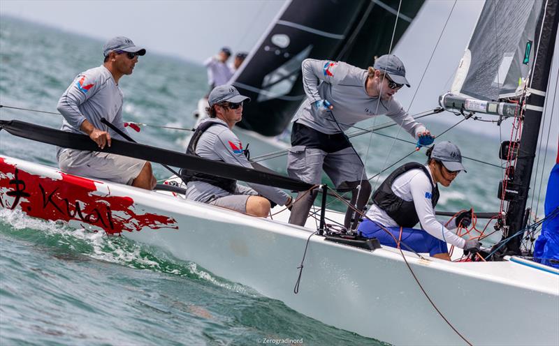 2019 International Melges 20 World Championship - Day 2 photo copyright Melges 20 / Zerogradinord taken at Coconut Grove Sailing Club and featuring the Melges 20 class