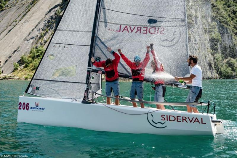 Siderval - 2019 Melges 20 World League European Division photo copyright Melges World League / Barracuda Communication taken at Fraglia Vela Riva and featuring the Melges 20 class
