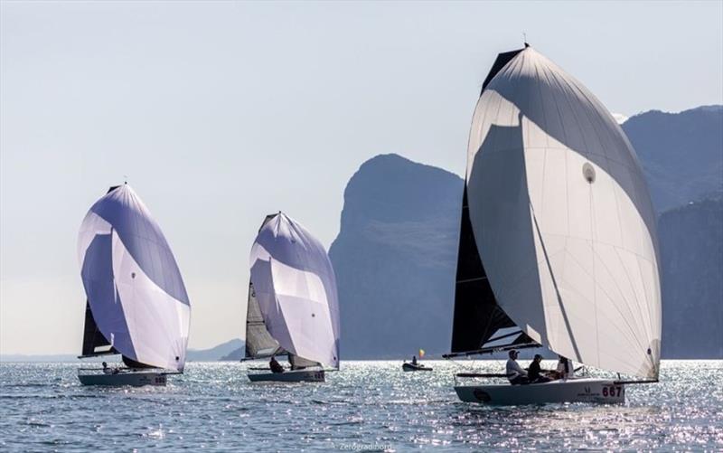 2019 Melges 20 European Championship - Day 1 photo copyright Zerogradinord / IM20CA taken at Fraglia Vela Malcesine and featuring the Melges 20 class