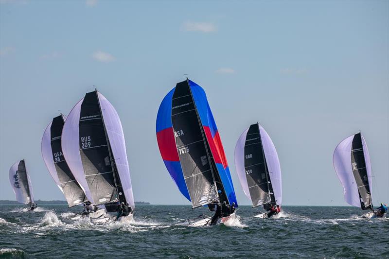 2019/2020 International Melges 20 Miami Winter Series: Event 1 photo copyright Melges Performance Sailboats / Morgan Kinney taken at Coconut Grove Sailing Club and featuring the Melges 20 class