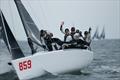Peter Karrie's German Melges 24 Nefeli team enjoyed the final race win of today, helping him move up from tenth to eighth overall - 2022 U.S. Melges 24 National Championship © Joy Dunigan