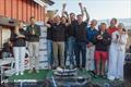 Melges 24 podium at the Grundig Hankø Race Week 2025 - Hans Herman Nergaard's Team Bagdad Prospects, Peder Jahre's Storm Capital and Herman Horn-Johannessen's Rett Rundt Hjørnet
