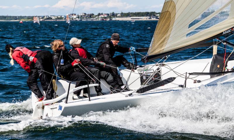 Ants Haavel's Freddy EST826 in the Doyle Sails Melges 24 Nordic Trophy - Estonia photo copyright Piret Salmistu taken at Kalev Yacht Club and featuring the Melges 24 class