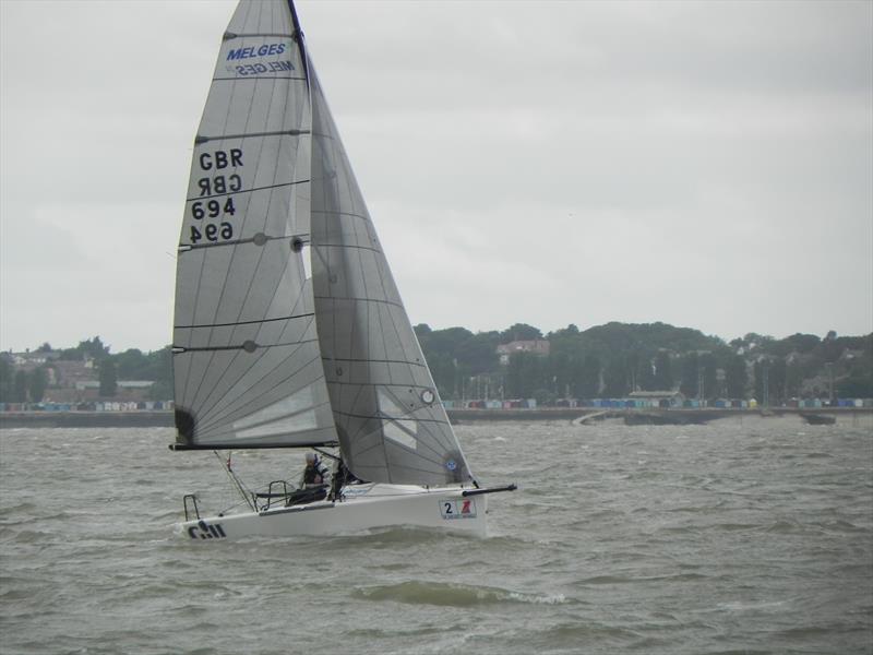 OneSails Melges 24 UK Nationals day 1 photo copyright Ian Videlo taken at Haven Ports Yacht Club and featuring the Melges 24 class