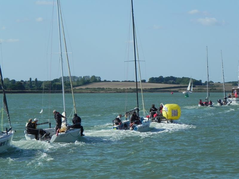 OneSails Melges 24 UK Nationals day 2 photo copyright Ian Videlo taken at Haven Ports Yacht Club and featuring the Melges 24 class