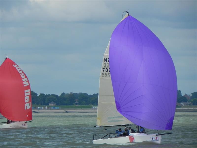 OneSails Melges 24 UK Nationals day 3 photo copyright Ian Videlo taken at Haven Ports Yacht Club and featuring the Melges 24 class