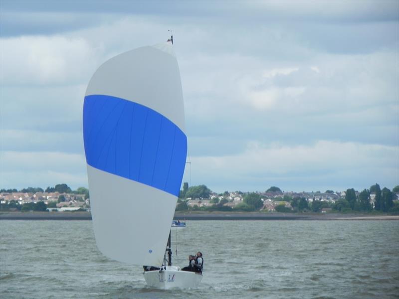 Miles Quinton's Gill Race Team on day 3 of the OneSails Melges 24 UK Nationals photo copyright Ian Videlo taken at Haven Ports Yacht Club and featuring the Melges 24 class