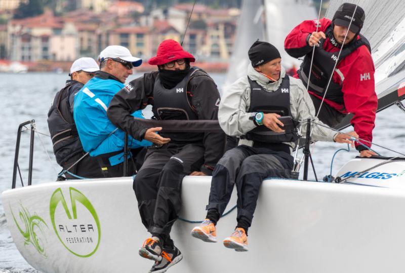 Andrea Rachelli's Altea on day 1 of the Melges 24 Copa Lino Favini photo copyright BPSE / Mauro Melandri taken at Associazione Velica Alto Verbano and featuring the Melges 24 class