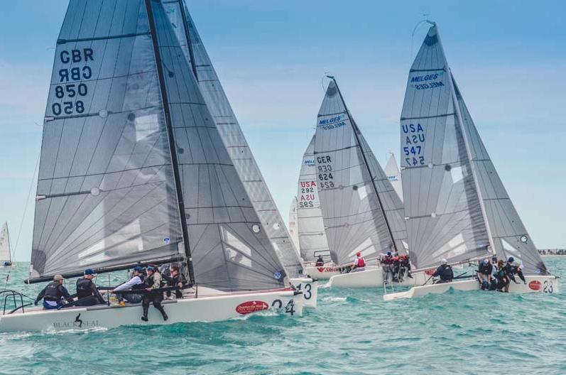 Black Seal in a pre-start on day 4 of Quantum Key West Race Week 2016 - photo © Sara Proctor / Quantum Key West