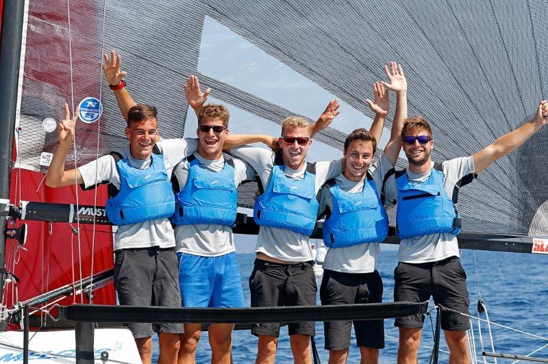 FGF Sailing Team HUN728 with Robert Bakoczy helming won the final race of the Marinepool Melges 24 Europeans - photo © Pierrick Contin / www.pierrickcontin.com
