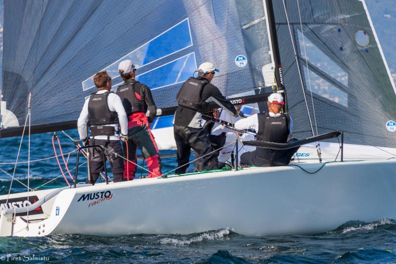Eddy Eich's MUSTO Racing with Kicker Schäfer helming on day 1 of the Melges 24 Lino Favini Cup - photo © Piret Salmistu