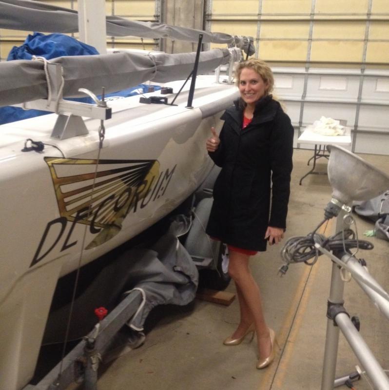 Megan Ratliff - owner of Melges 24 USA805 Decorum - photo © Decorum