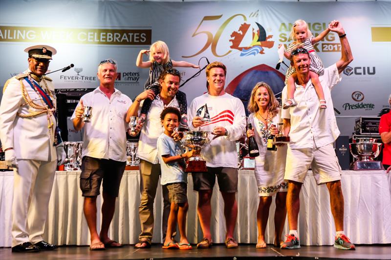 Fritz Bus's St. Maarten Melges 24, Team Island Water World at the 50th Antigua Sailing Week photo copyright Paul Wyeth / www.pwpictures.com taken at Antigua Yacht Club and featuring the Melges 24 class