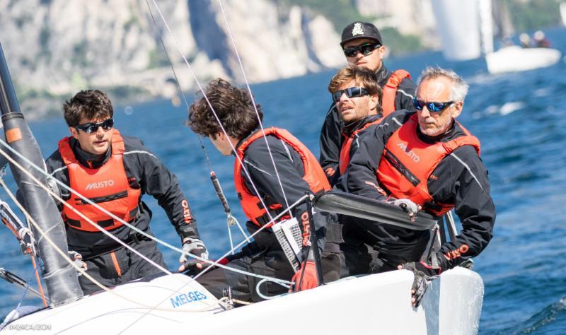 Marco Zammarchi's Taki 4 ITA778 helmed by Niccoló Bertola wins the Corinthian Division at the Melges 24 European Sailing Series at Riva de Garda photo copyright M24CA / ZGN / Mauro Melandri taken at Fraglia Vela Riva and featuring the Melges 24 class