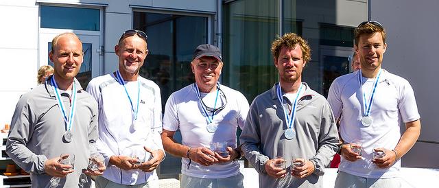 Miles Quinton's Gill Race Team GBR694 (Geoff Carveth helming with Christian Birrel, Dan Schieber, Liam Gardner) in the Melges 24 European Sailing Series in Marstrand - photo © Anna Bergkvist