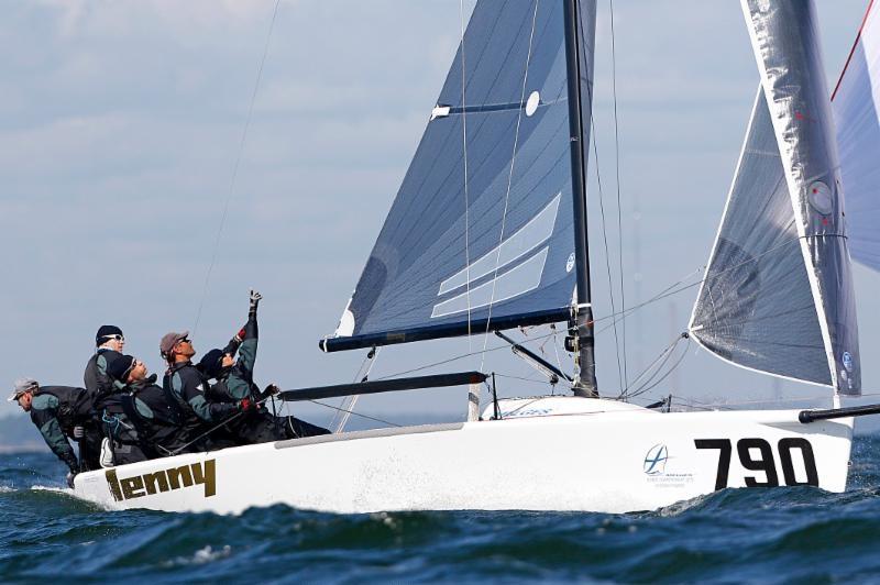 Estonian entry Lenny EST790 on day 2 of the Melges 24 Worlds in Heksinki - photo © Pierrick Contin / www.pierrickcontin.com