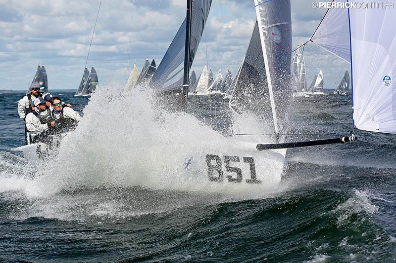 Monsoon by Bruce Ayres on day 4 of the Melges 24 Worlds in Heksinki photo copyright Pierrick Contin / www.pierrickcontin.com taken at Helsingfors Segelklubb and featuring the Melges 24 class