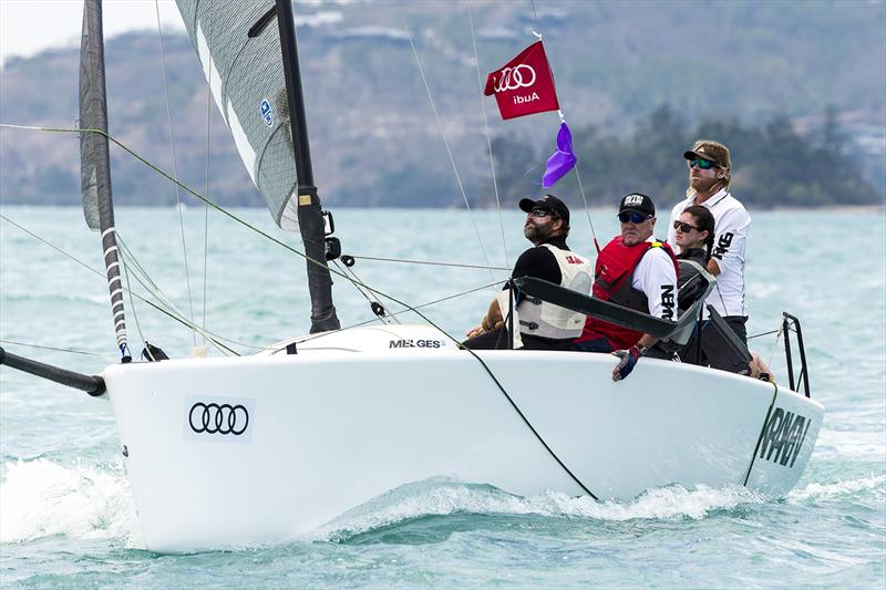 Odi Cummings' Kraken leading Trailer Yacht at Audi Hamilton Island Race Week 2017 - photo © Andrea Francolini