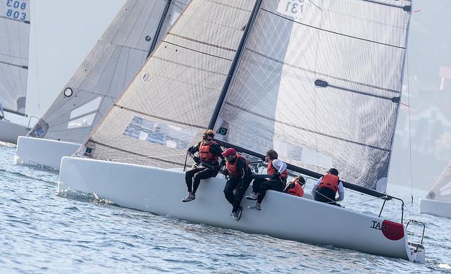 TAKI 4 on day 2 of the Melges 24 Lino Favini Cup photo copyright IM24CA / ZGN taken at Associazione Velica Alto Verbano and featuring the Melges 24 class