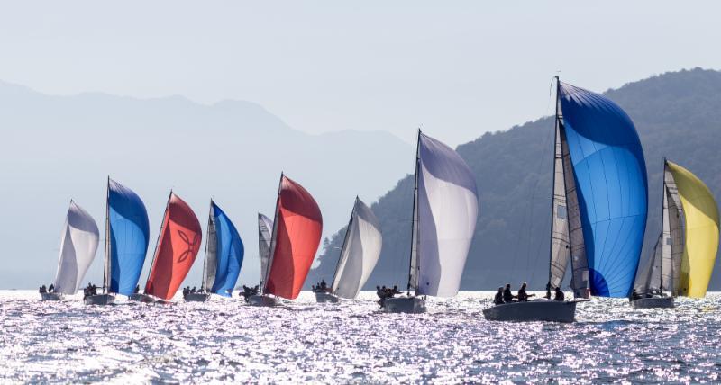 The fleet at the Melges 24 Lino Favini Cup photo copyright IM24CA / ZGN taken at Associazione Velica Alto Verbano and featuring the Melges 24 class