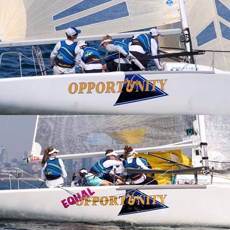 Team MudRatz's two boats out of Fisher's Island photo copyright Julia Cronin taken at  and featuring the Melges 24 class