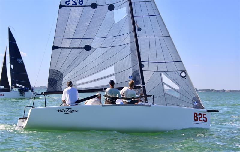 Bacardi Invitational Winter Series in Miami day 2 photo copyright Kathleen Tocke taken at Biscayne Bay Yacht Club and featuring the Melges 24 class