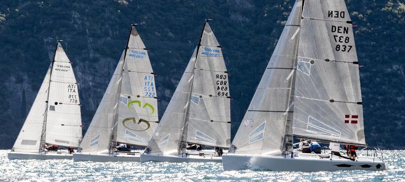 Gill Race Team GBR694 competing in their favourite sailing spot on Lake Garda, Italy photo copyright IM24CA / Zerogradinord taken at  and featuring the Melges 24 class