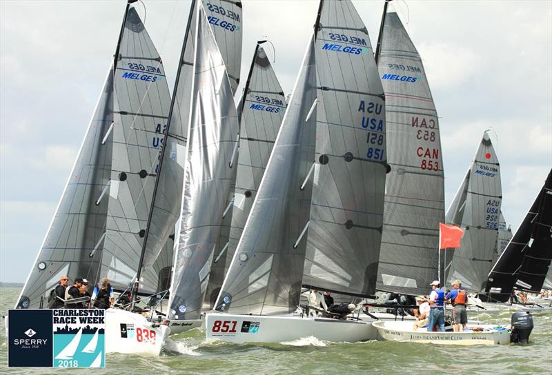 2018 Sperry Charleston Race Week - Day 1 photo copyright Andew Sims taken at  and featuring the Melges 24 class