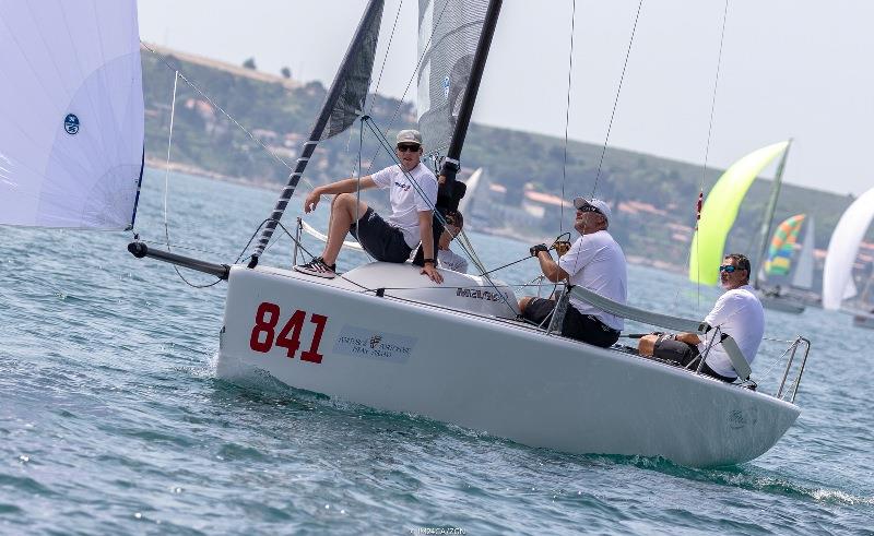 The overall situation sees War Canoe USA841 by Mike Goldfarb maintain also today the control of the top of the ranking photo copyright Zerogradinord / IM24CA taken at Yacht Club Marina Portorož and featuring the Melges 24 class