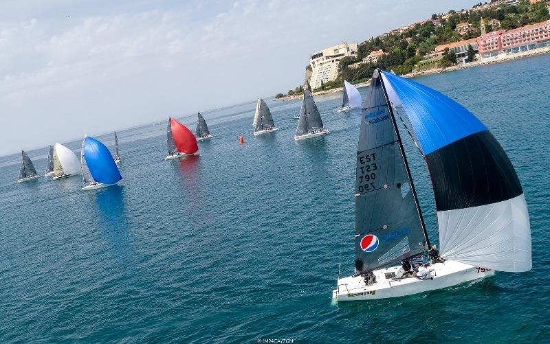 Boat of the day was the Estonian entry Lenny EST790 competing in the Corinthian division with the twice-olympian Tonu Toniste in helm photo copyright Zerogradinord / IM24CA taken at Yacht Club Marina Portorož and featuring the Melges 24 class