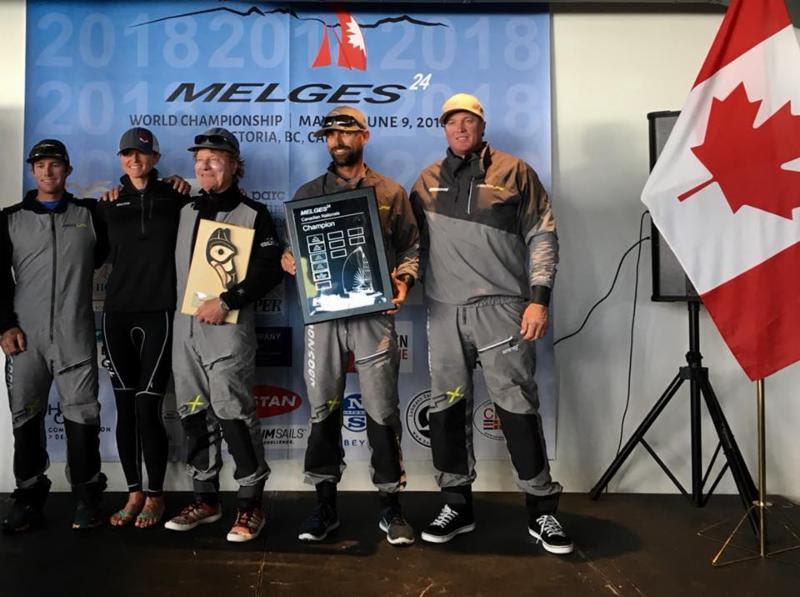 Bruce Ayres' Monsoon USA851 with Mike Buckley, Jeff Reynolds, George Peet, Chelsea Simms in crew - 2018 Melges 24 Canadian Champions photo copyright IM24CA taken at  and featuring the Melges 24 class