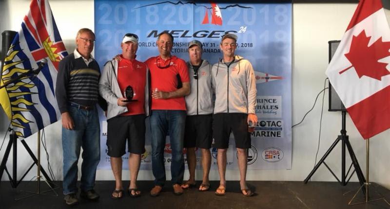 Richard Reid's Zingara CAN853 with Scott Nixon, Mike Wolfs and Billy Gooderham - the best Canadian team 2018 photo copyright IM24CA taken at  and featuring the Melges 24 class