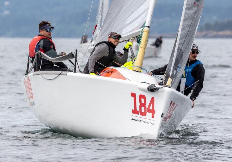 ADHD CAN184 by Brad Marchant, closing the race in seventh position overall, leads the provisional Corinthian ranking - 2018 Melges 24 World Championship - Day 1 photo copyright IM24CA / Zerogradinord taken at  and featuring the Melges 24 class