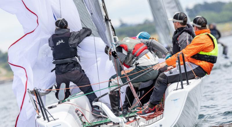 Good Enough USA806 by Matt MacGregor leads the Corinthian division - 2018 Melges 24 World Championship - Day 2 - photo © IM24CA/Zerogradinord