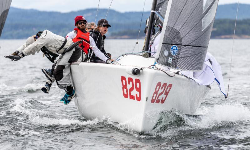 WTF USA829 by Alain Field is on the second position after five races - 2018 Melges 24 World Championship - Day 3 photo copyright IM24CA / Zerogradinord taken at Royal Victoria Yacht Club, Canada and featuring the Melges 24 class