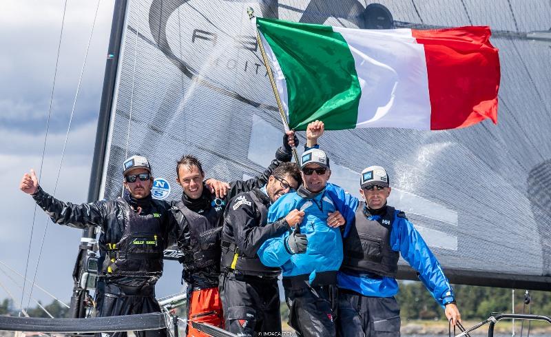 The ultimate stalwarts of the Melges 24 - Andrea Racchelli's Altea ITA722 from Italy and his crew of Filippo Togni, Gaudenzio Bomni, Matteo Ramian, Michele Gregoratto - have claimed their first and well deserved Melges 24 Worlds' title in Victoria photo copyright IM24CA / Zerogradinord taken at Royal Victoria Yacht Club, Canada and featuring the Melges 24 class