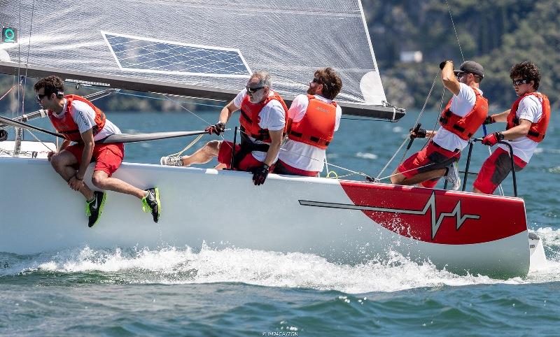 The Corinthian division is led by the two-time Corinthian World Champion Taki 4 ITA778 (10-3-7), with helmsman Niccolo Bertola and tactician Giacomo Fossati photo copyright ZGN / IM24CA taken at  and featuring the Melges 24 class