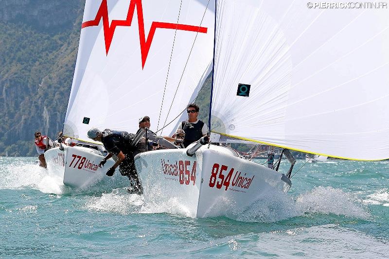 Reigning European Champion - Italian Maidollis (ITA854) of Gian Luca Luca Perego will sail in Luino with two-time Melges 4 World Champion Flavio Favini in helm and the crew members of former Blu Moon - photo © Pierrick Contin