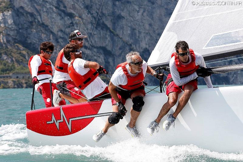 Reigning European Champion - Italian Taki 4 (ITA778) of Marco Zammarchi with Niccolo Bertola in helm is on top of the Melges 24 European Sailing Series' rankings in Overall and Corinthian division respectively. - photo © Pierrick Contin