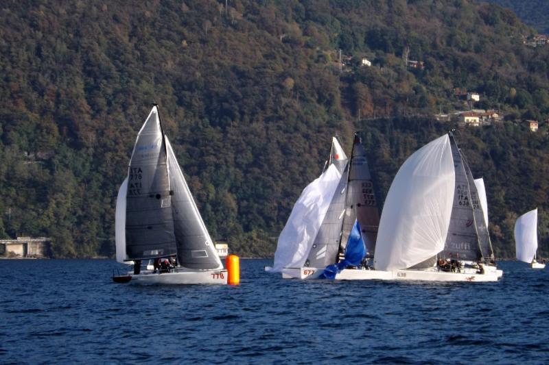 Marco Zammarchi's Taki 4 ITA778 with Niccolo Bertola in helm was the closest rival to Gill Race Team today'sscoring third and second place today photo copyright Edoardo Mascheroni taken at  and featuring the Melges 24 class