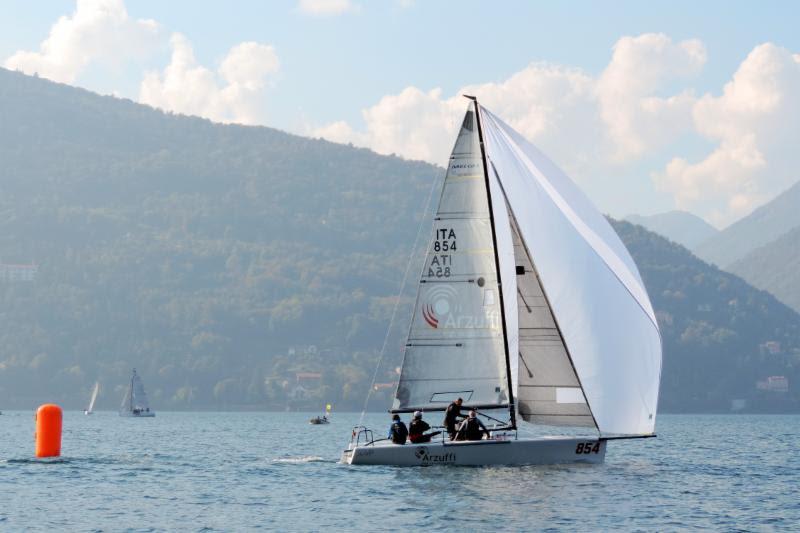 Local team of Flavio Favini on Maidollis collected three bullets and takes the lead after five races sailed - photo © Piret Salmistu