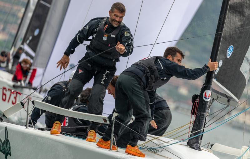 Andrea Pozzi's Bombarda ITA860 finished second on Day One in Malcesine - photo © IM24CA / Zerogradinord