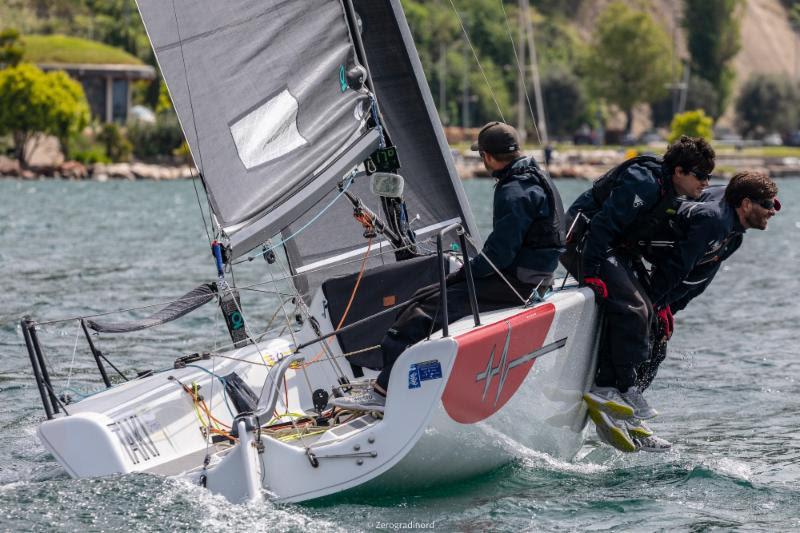 Marco Zammarchi's Taki 4 ITA778 occupies second place in Corinthian division - 2019 Melges 24 European Sailing Series photo copyright IM24CA / Zerogradinord taken at Fraglia Vela Malcesine and featuring the Melges 24 class