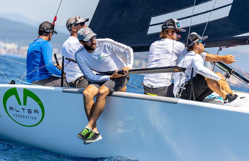 Melges 24 European Sailing Series - Day 1 photo copyright Zerogradinord / IM24CA taken at Club Nautico Scarlino and featuring the Melges 24 class