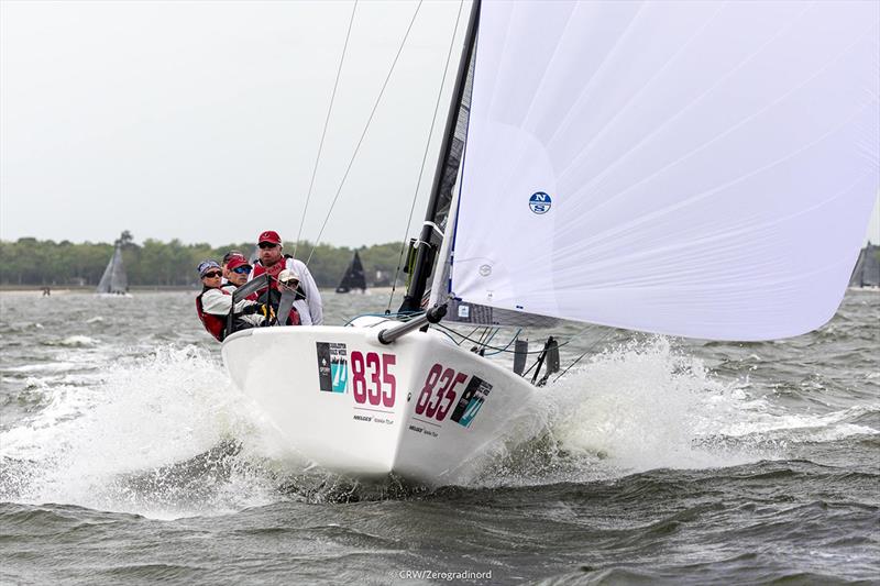 Kevin Welch with helmsman Jeff Madrigali on MiKEY is the current leader of the 2019 U.S. National Ranking Series photo copyright Zerogradinord / IM24CA taken at Grand Traverse Yacht Club and featuring the Melges 24 class
