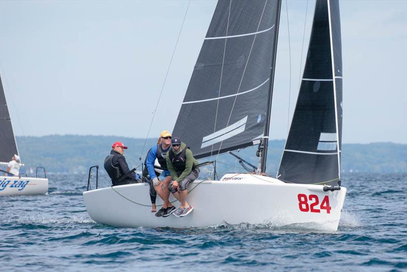 Jack Jennings returned the Melges 24 Class in primo form on his famed Pied Pipe - 2019 Melges 24 North American Championship photo copyright Bill Crawford - Harbor Pictures Company taken at Grand Traverse Yacht Club and featuring the Melges 24 class